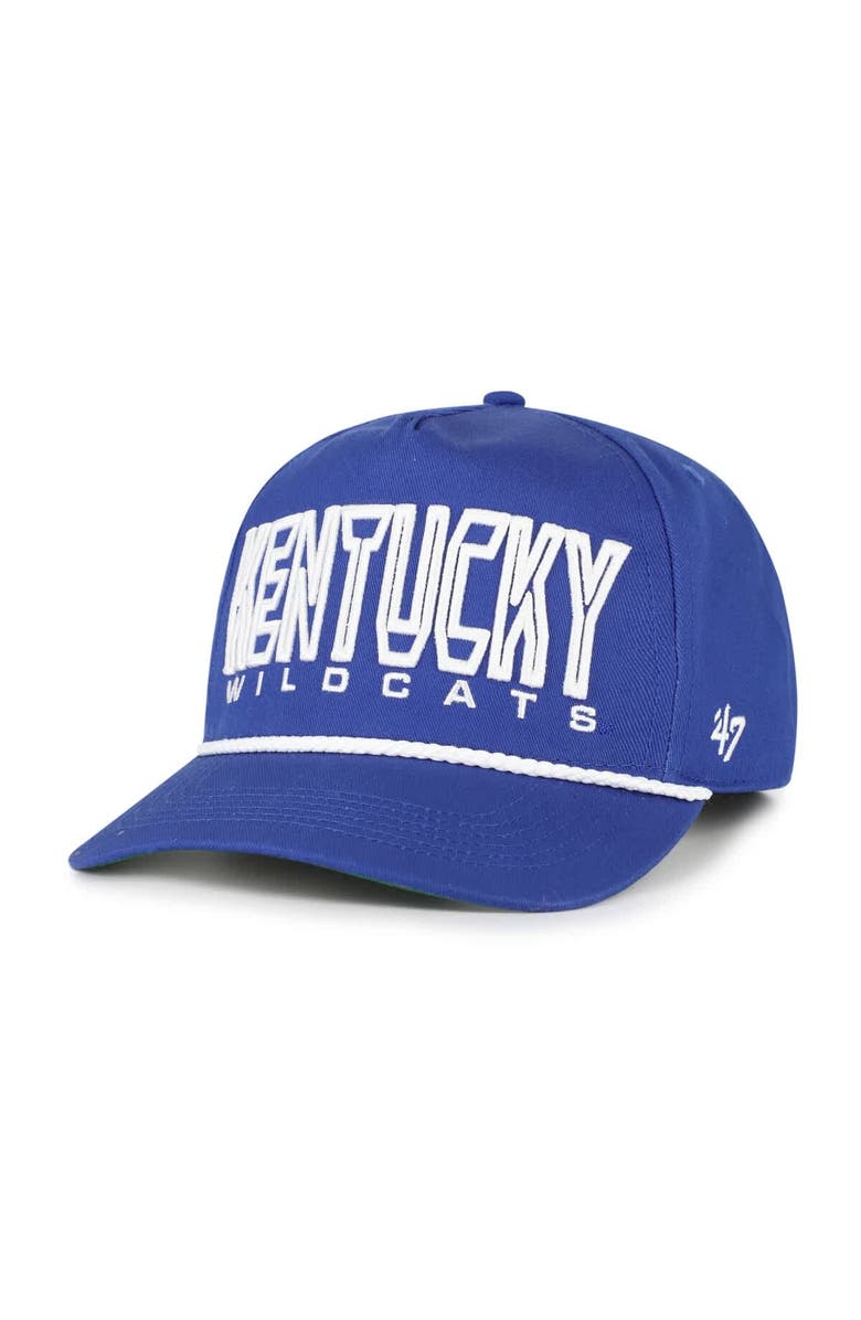 '47 Youth '47 Royal Kentucky Wildcats Byline Hitch Adjustable Hat, Alternate, color, Royal