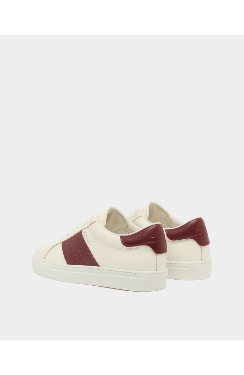 Bally Hedon Sneaker in Leather, Alternate, color, White