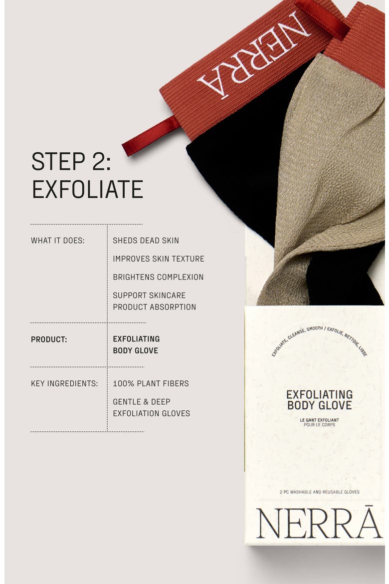 Exfoliating Body Glove Set (Nordstrom Exclusive) $28 Value, Alternate, color, NO COLOR