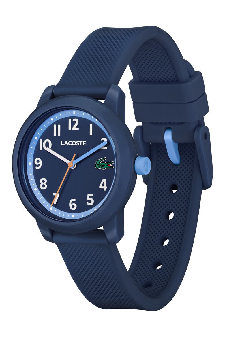 Kids' 12.12 Silicone Strap Watch, 33mm, Alternate, color, NAVY