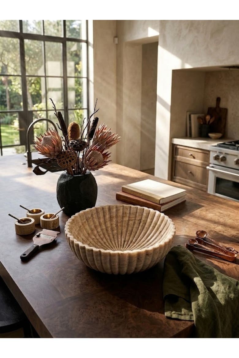 Cairo Beige Marble Bowl, Alternate, color, Beige
