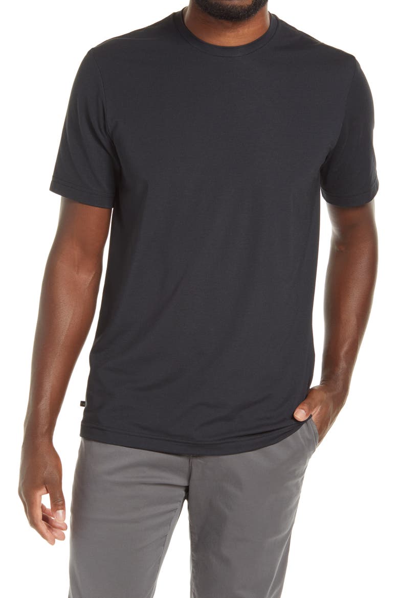 Potholder Crewneck T-Shirt, Main, color, BLACK