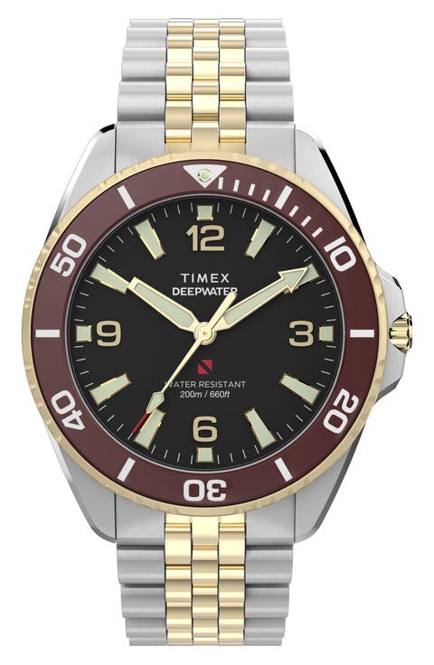 Deepwater Arctic 200 Two-Tone Bracelet Watch, 40.5mm