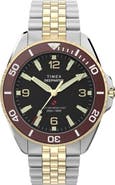 Timex® Deepwater Arctic 200 Two-Tone Bracelet Watch, 40.5mm