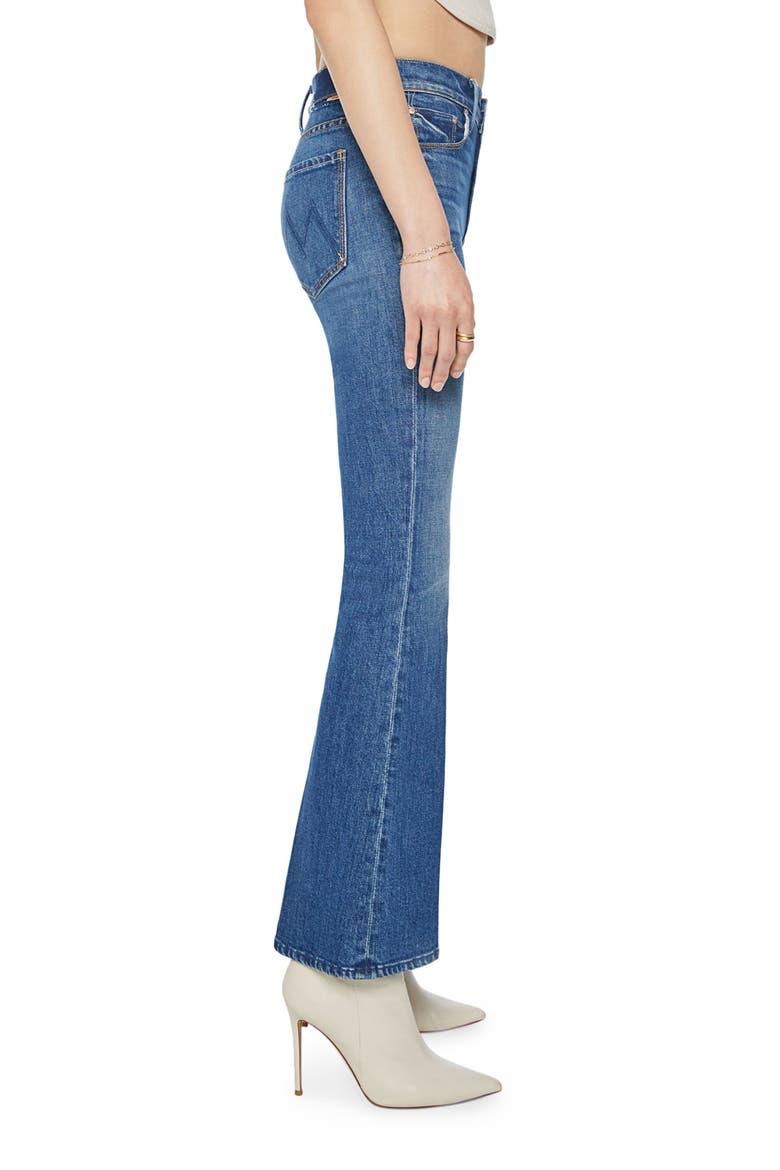 The Weekend High Waist Stretch Denim Bootcut Jeans, Alternate, color, ITS A SMALL WORLD