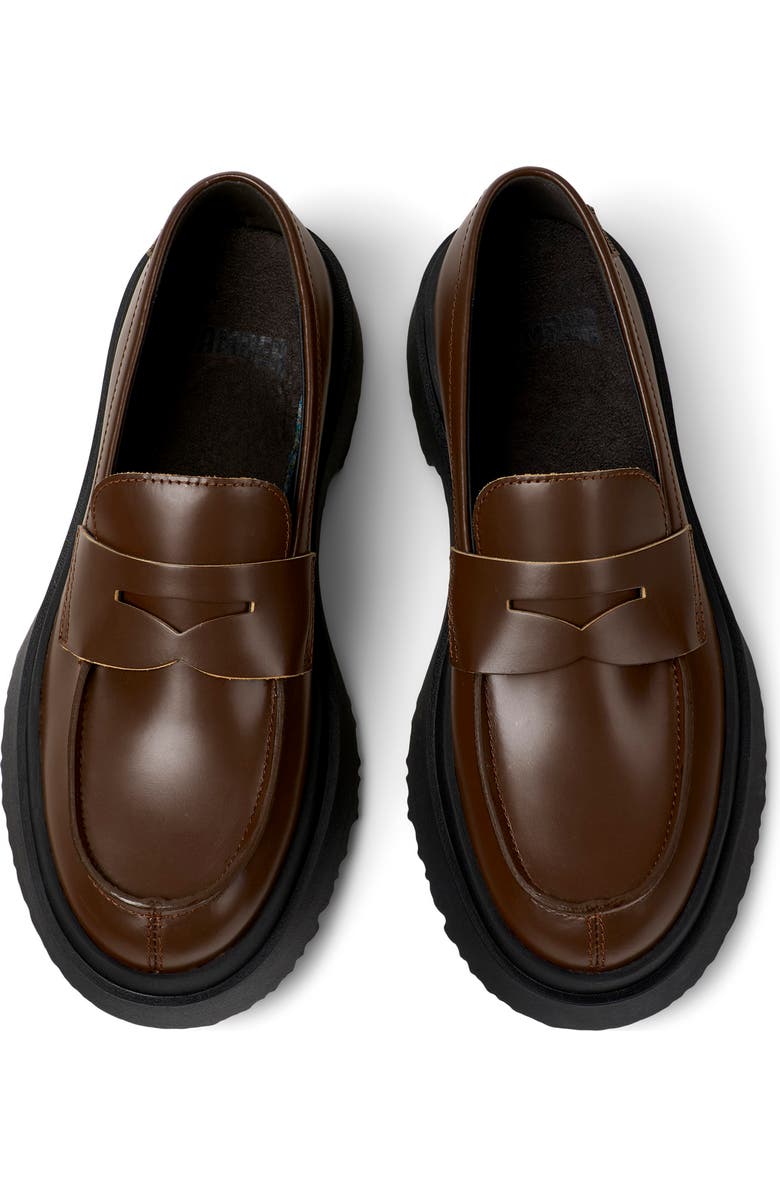 Camper Walden Penny Loafer, Alternate, color, Medium Brown