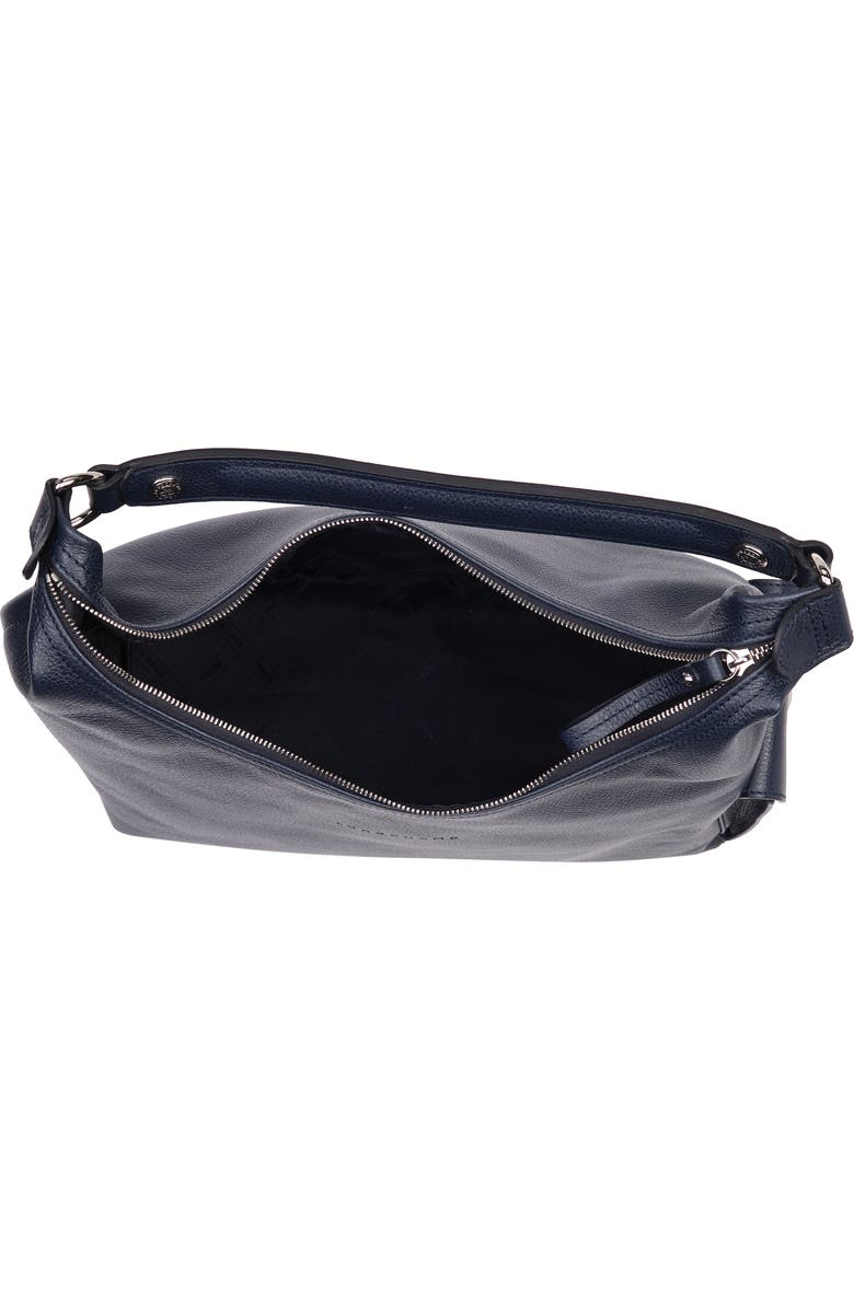 Longchamp Leather Hobo Bag, Alternate, color,