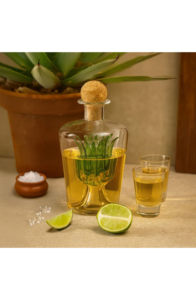 FINAL TOUCH Agave Tequila Decanter, Alternate, color, Clear