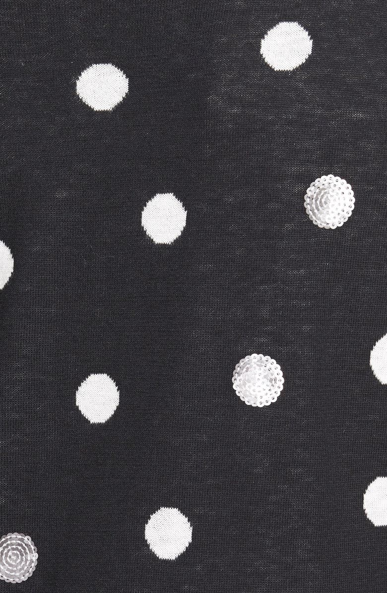 Halogen<sup>®</sup> Lace Appliqué Crewneck Sweater, Alternate, color, 