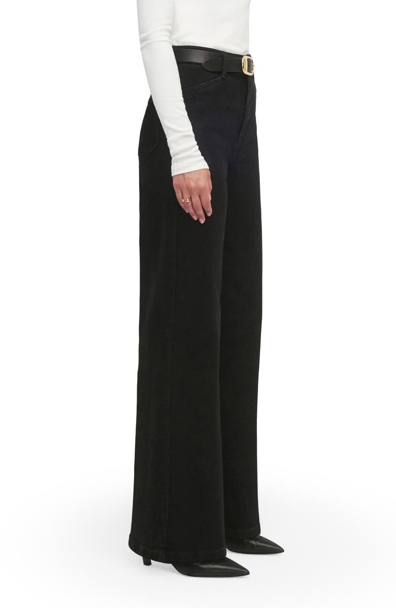 Favorite Daughter The Mischa High Waist Wide Leg Jeans, Alternate, color, Onyx