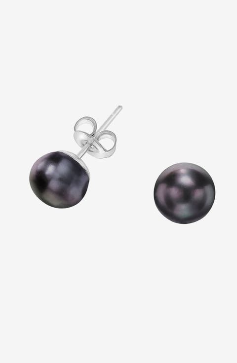 Peacock Timeless Freshwater Pearl Studs