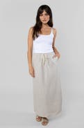 LEISURE LAB Linen Resort Skirt