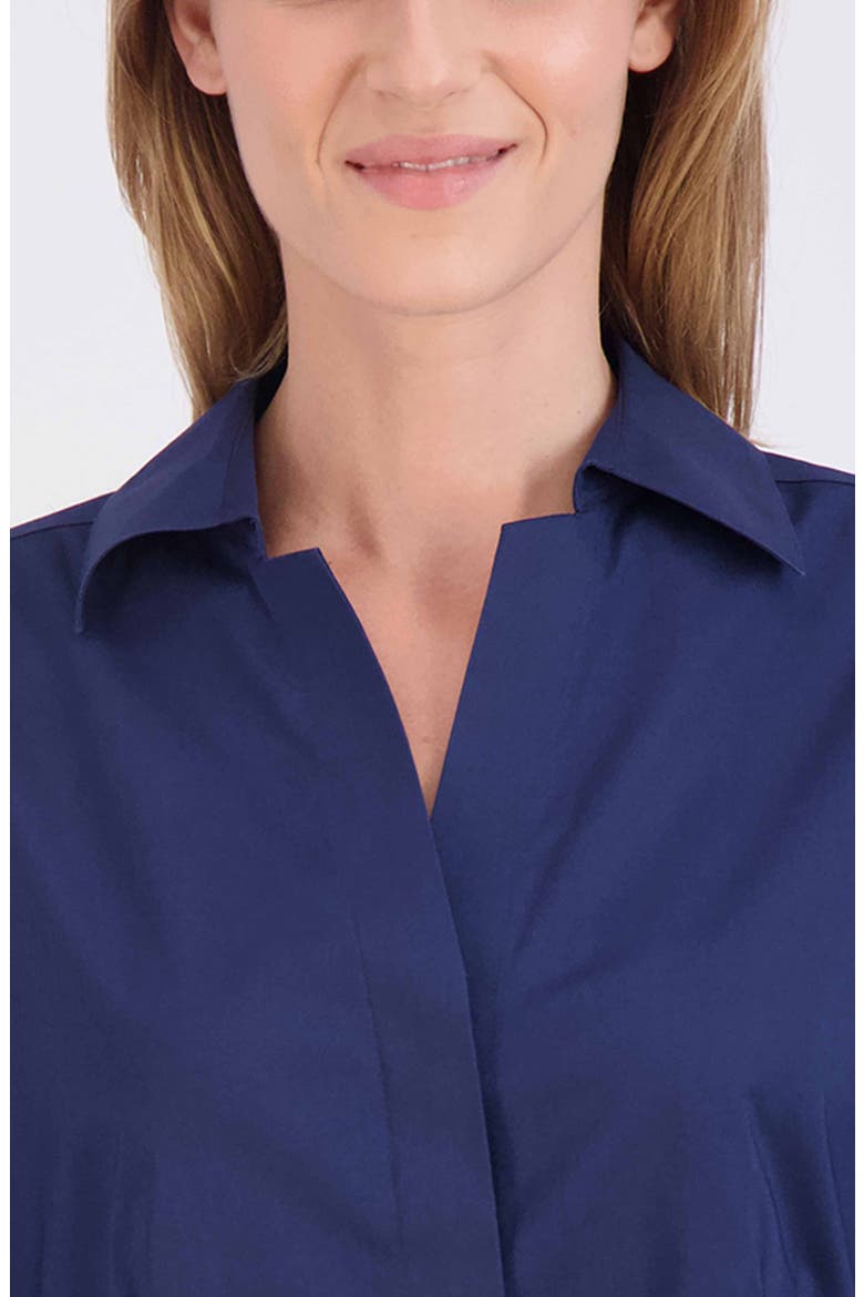 Taylor Non-Iron Long Sleeve Stretch Button-Up Shirt, Alternate, color, NAVY