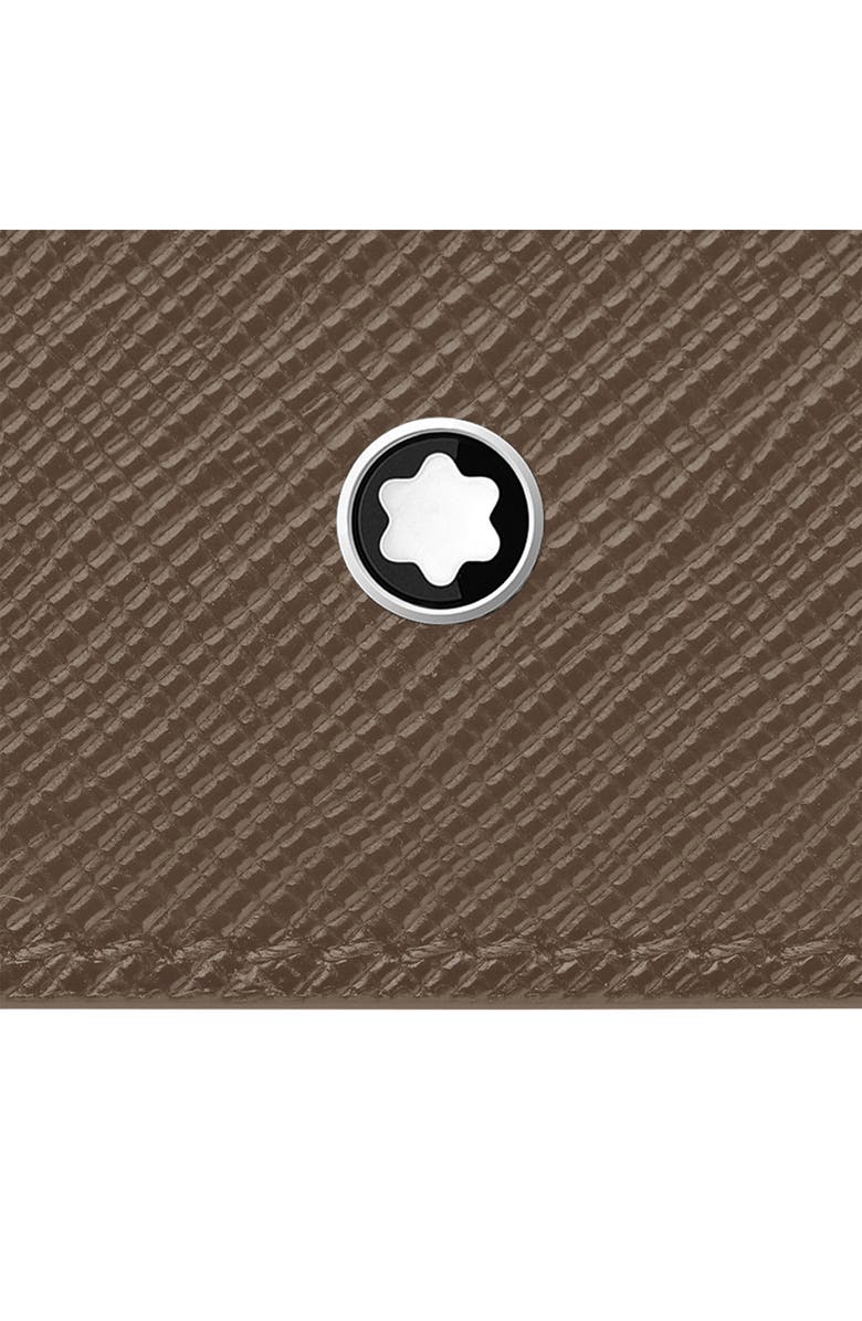 Montblanc Sartorial Leather Card Holder, Alternate, color, 