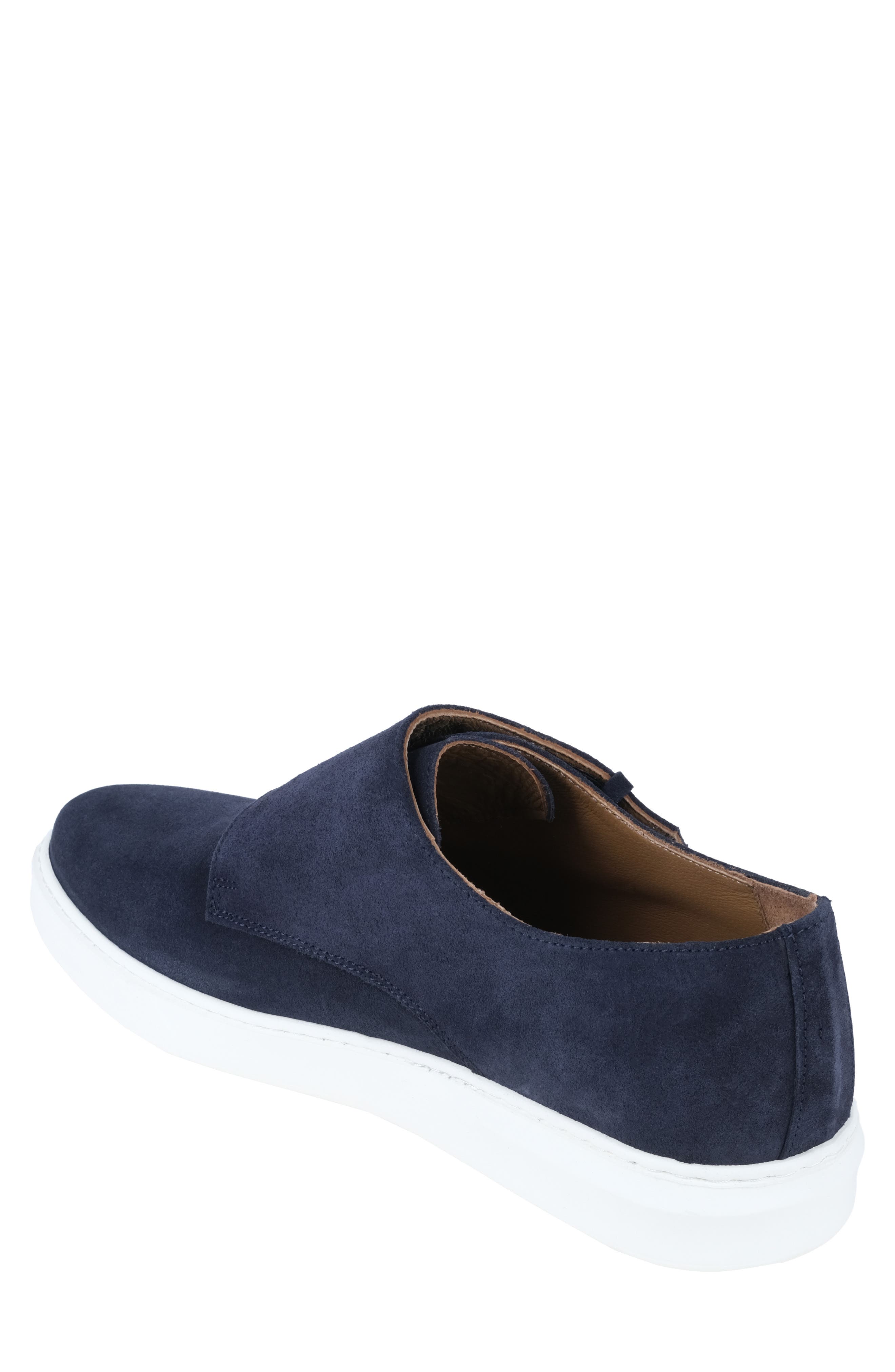 VELLAPAIS Grande Suede Sneaker, Alternate, color, Navy Blue
