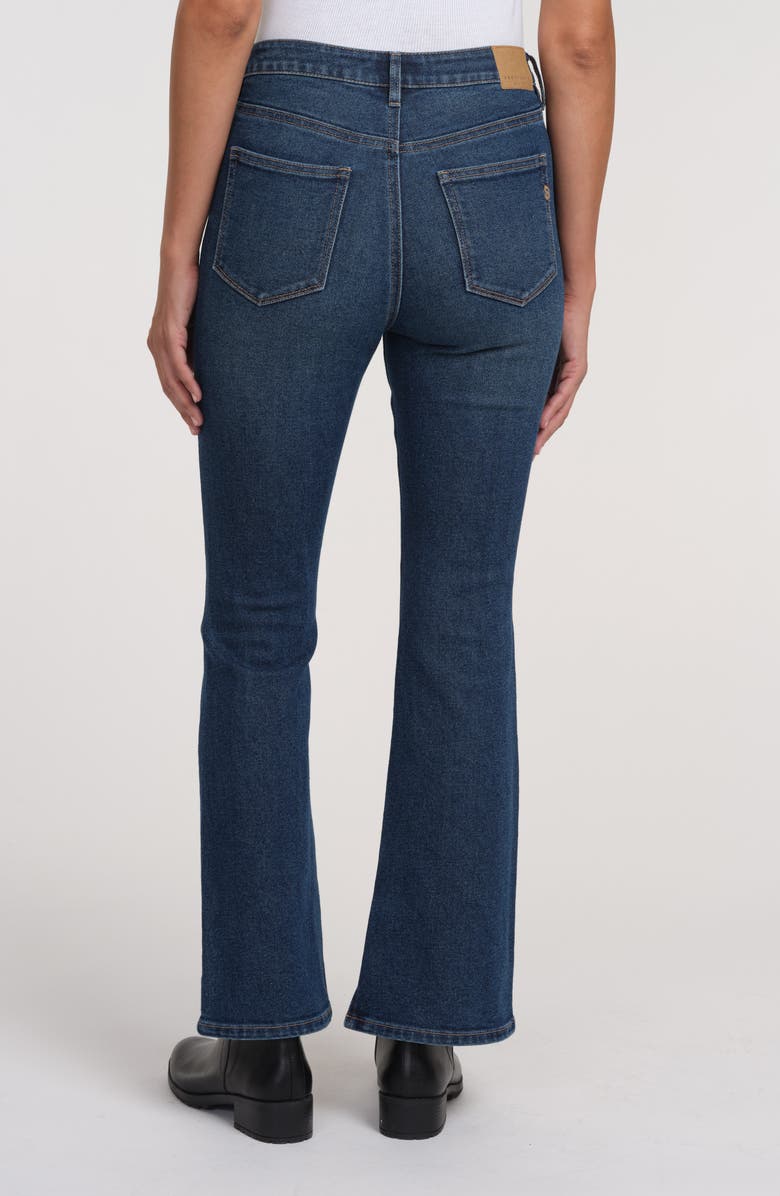 Sanctuary Denim Lyra Side Slit Bootcut Jeans, Alternate, color, Dark Wash