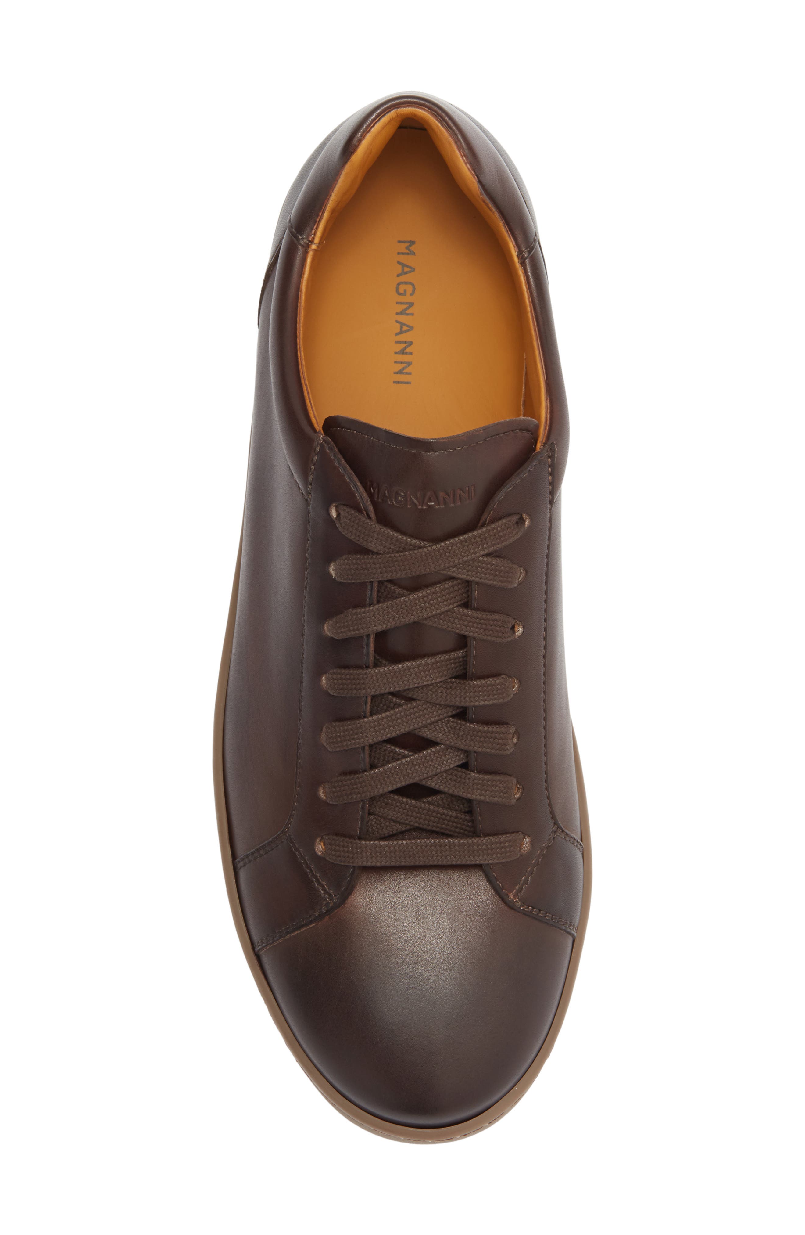 Elonso Low Top Sneaker, Alternate, color, BROWN