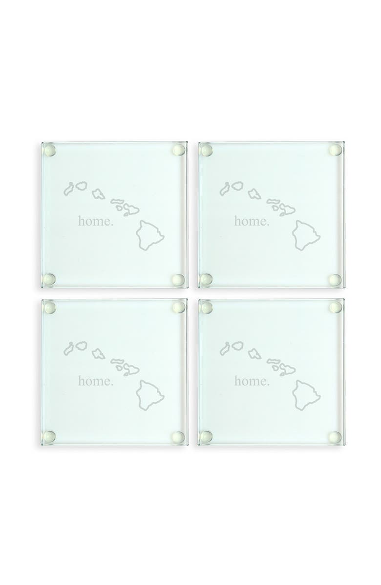 Cathy's Concepts 'Home State' Glass Coasters, Main, color,