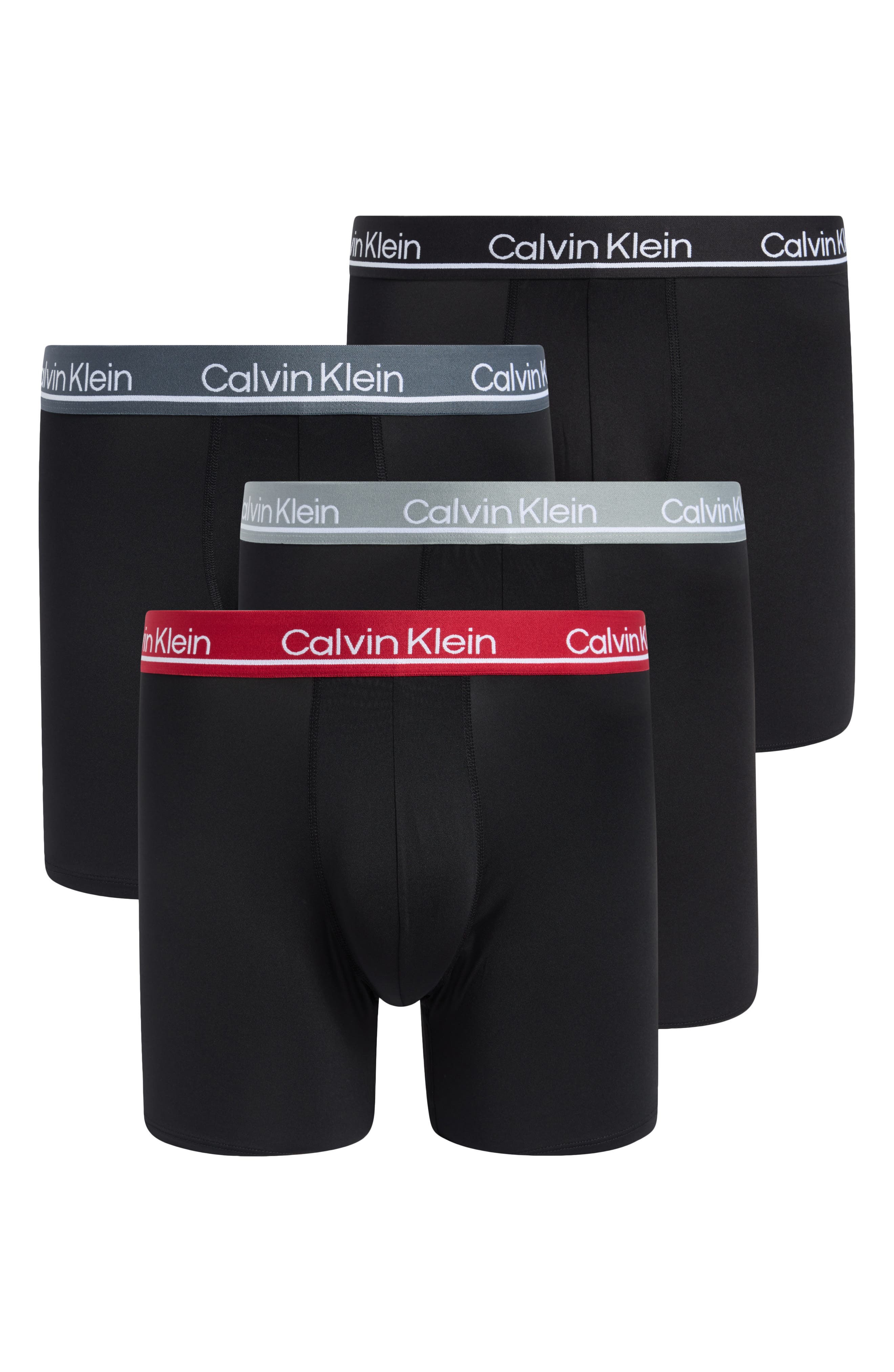 Calvin Klein Micro Plush 4-Pack Boxer Briefs