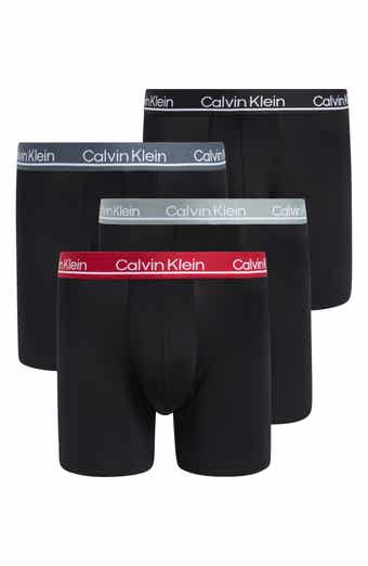Calvin Klein Micro Plush 4-Pack Boxer Briefs