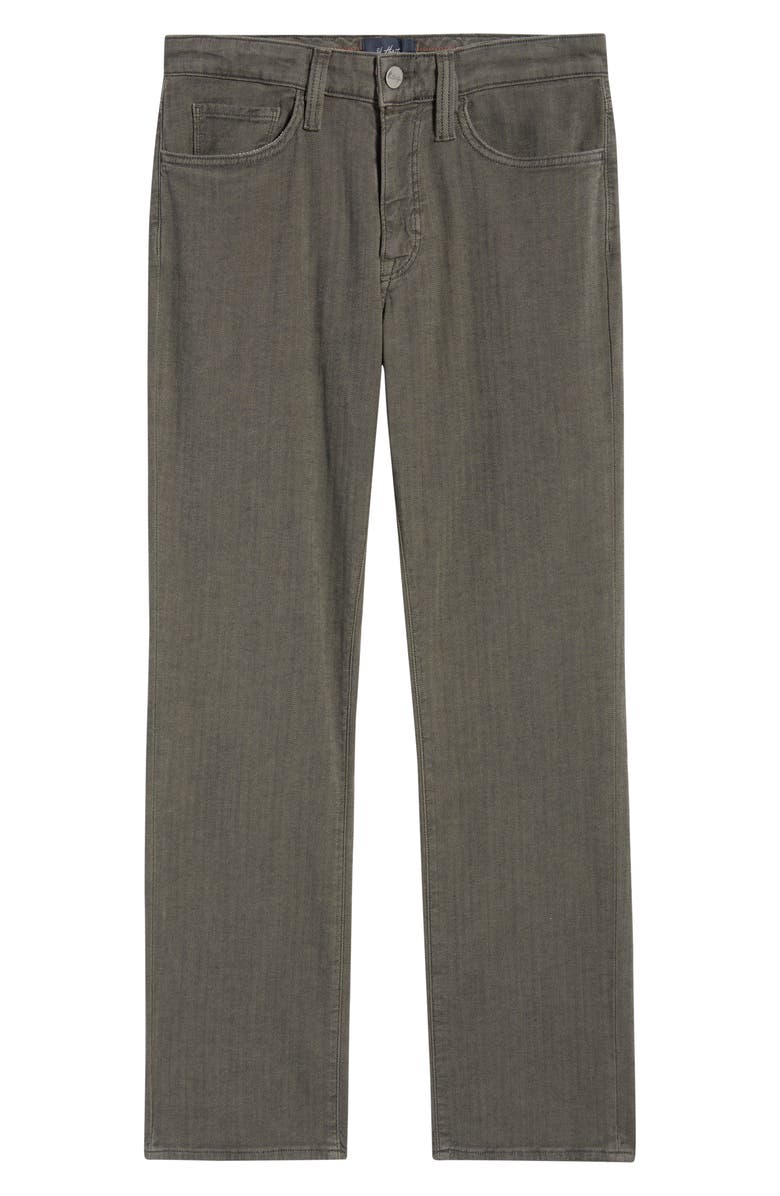 34 Heritage Charisma Herringbone Relaxed Straight Leg Pants, Main, color, Dark Olive Herringbone