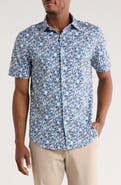 Bugatchi Print Short Sleeve Button-Up Shirt
