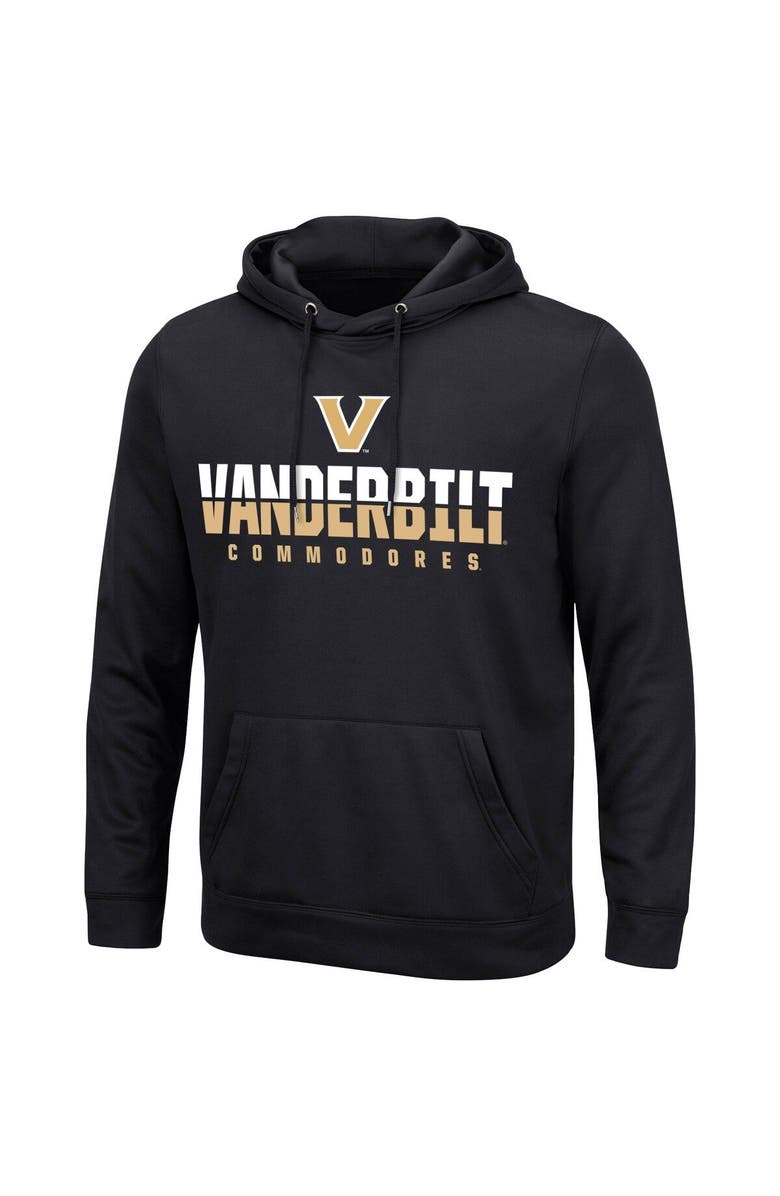 COLOSSEUM Men's Colosseum Black Vanderbilt Commodores Lantern Pullover Hoodie, Alternate, color, Black
