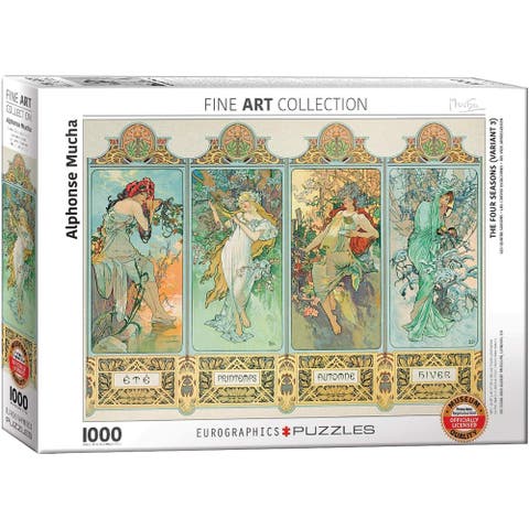 Four Seasons By Alphonse Maria Mucha 1000 Piece Puzzle