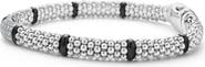 LAGOS Black Caviar Ceramic & Diamond Station Bracelet