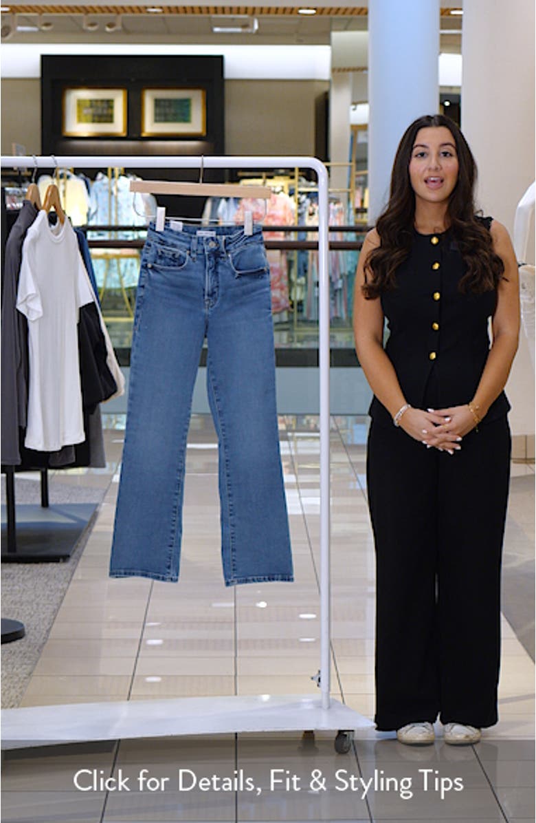 Good Legs Crop Mini Bootcut Jeans, sales video thumbnail