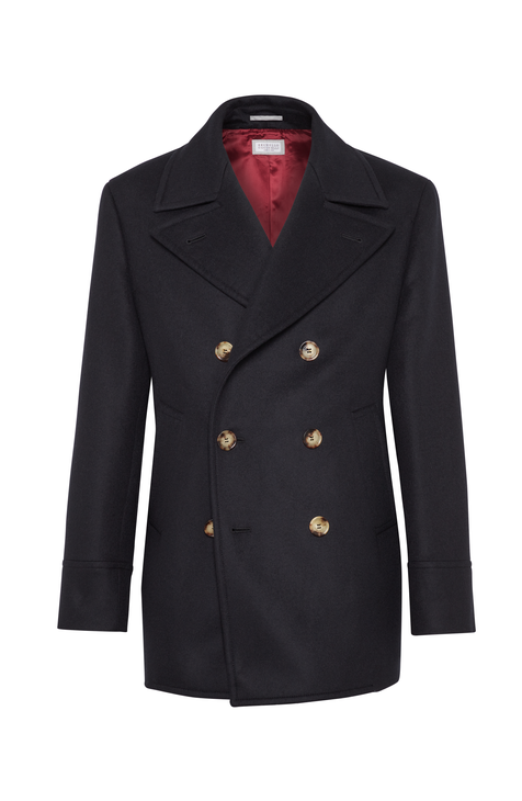 Mens big and tall wool pea coats online