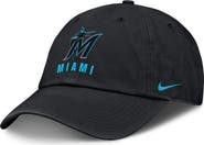 Nike Men's Nike Black Miami Marlins Club Adjustable Hat