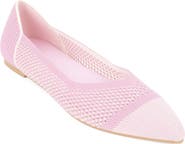 Tahari Antigua Knit Pointed Toe Flat