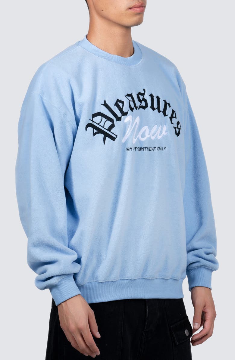 PLEASURES Appointment Fleece Sweatshirt, Alternate, color, 