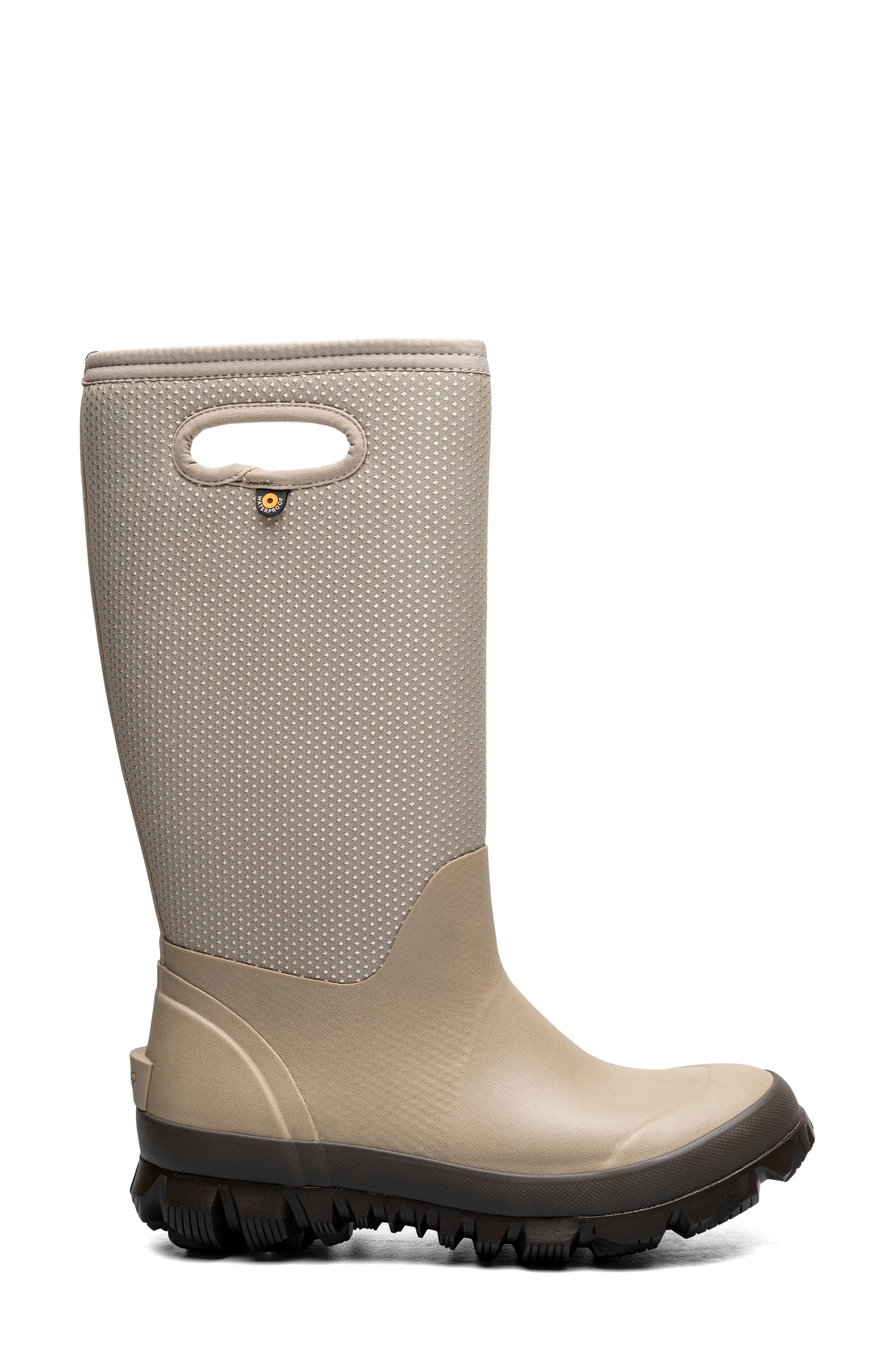 Whiteout Faded Waterproof Boot, Alternate, color, TAUPE/DOTS