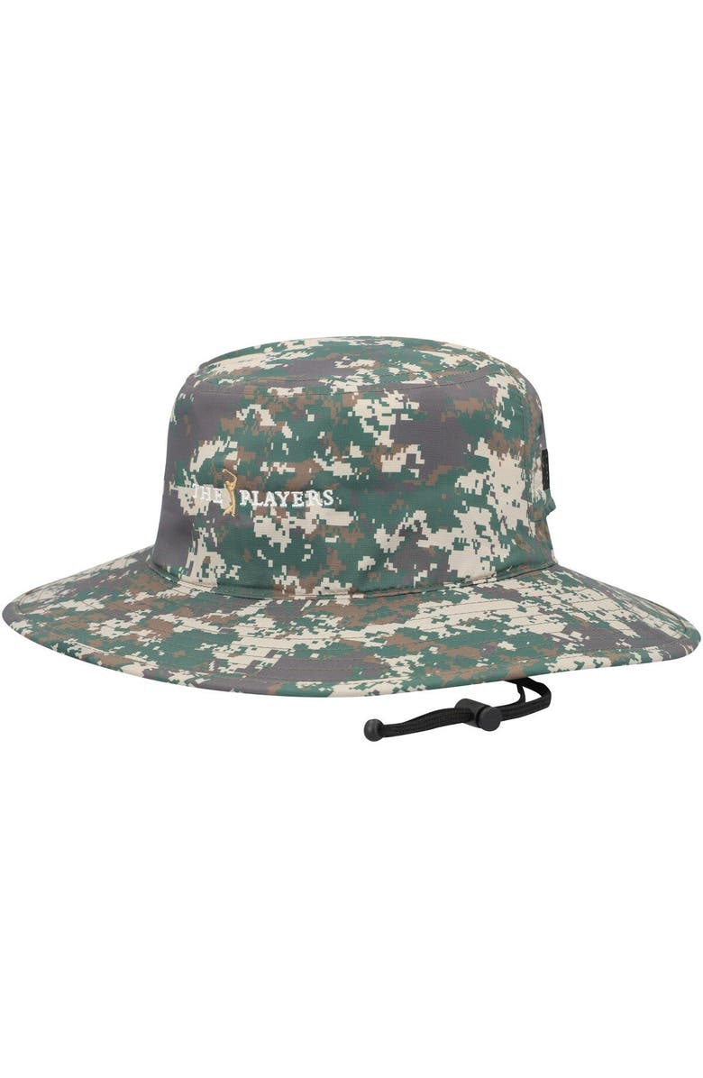 adidas Men's adidas Camo THE PLAYERS Crest Bucket Hat, Main, color, 