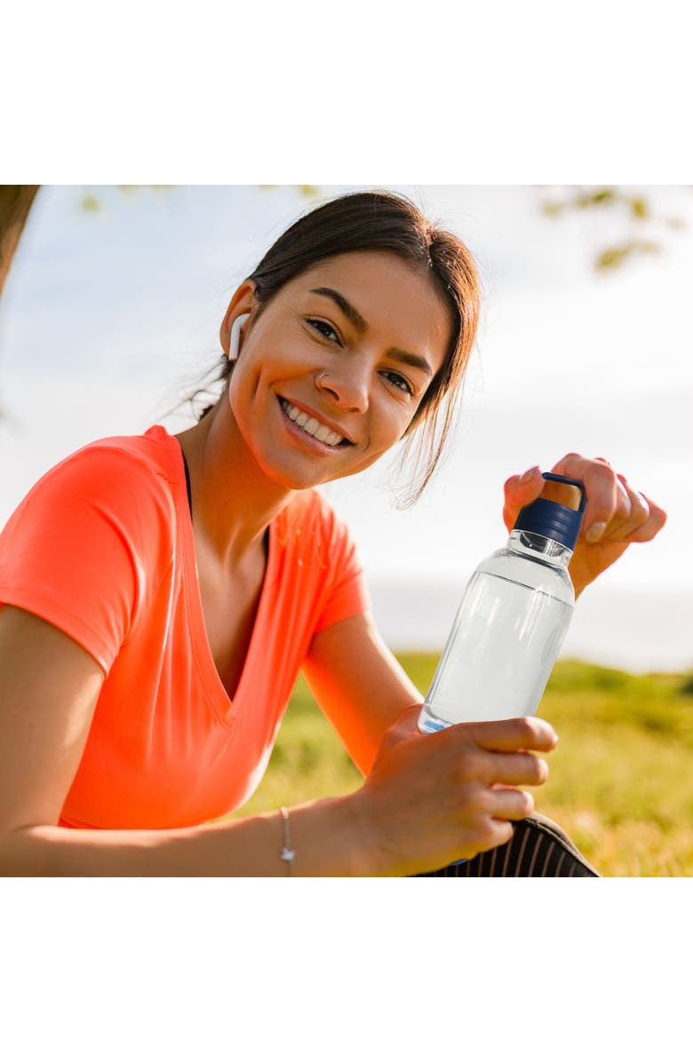 PURSONIC 2-in-1 Water Bottle with Built-In Wireless Speaker, Alternate, color, Blue