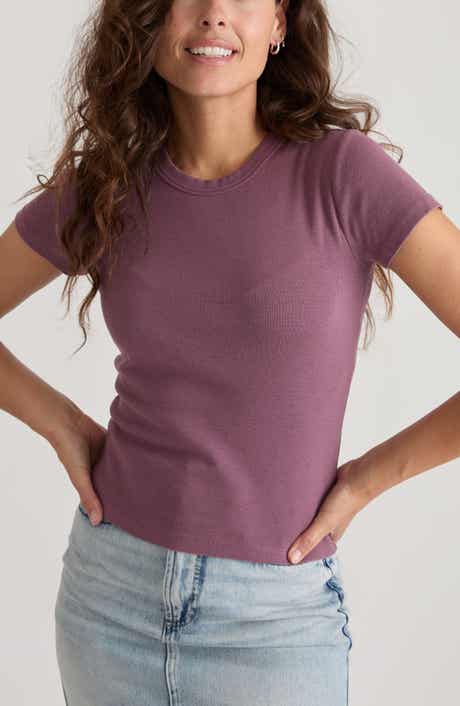 Marine Layer Lexi Sun-In Rib Crewneck T-Shirt
