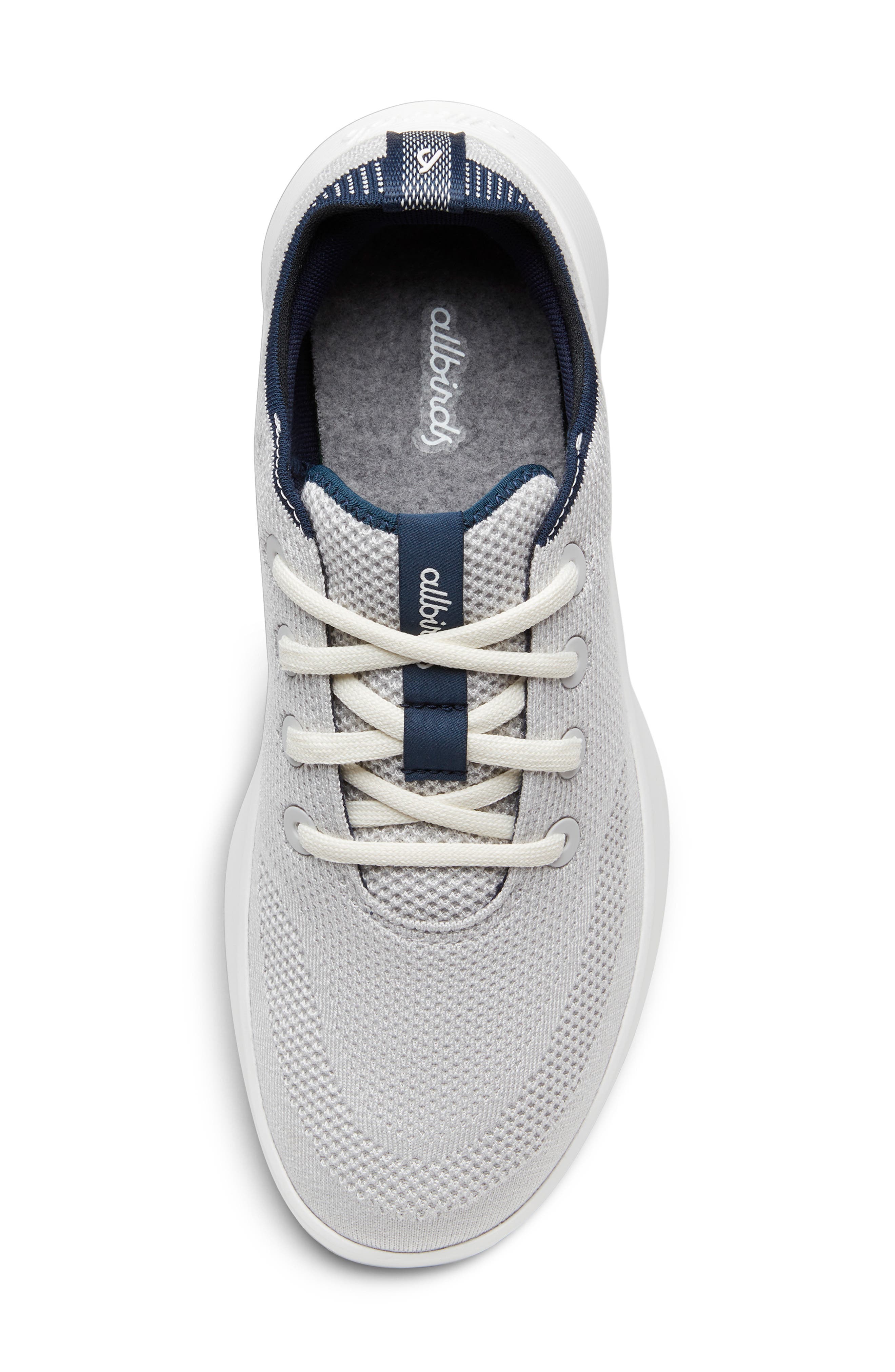 Allbirds Tree Runner Go Sneaker, Alternate, color, Light Grey/ True Navy
