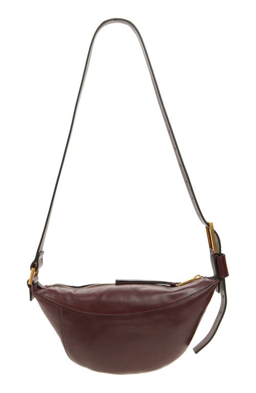 Allsaints Luna Leather Crossbody Bag In Red