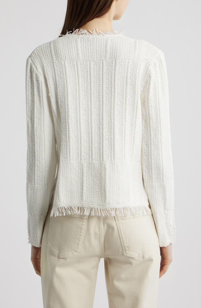 KOBI HALPERIN Marlee Fringe Cardigan, Alternate, color, Ivory