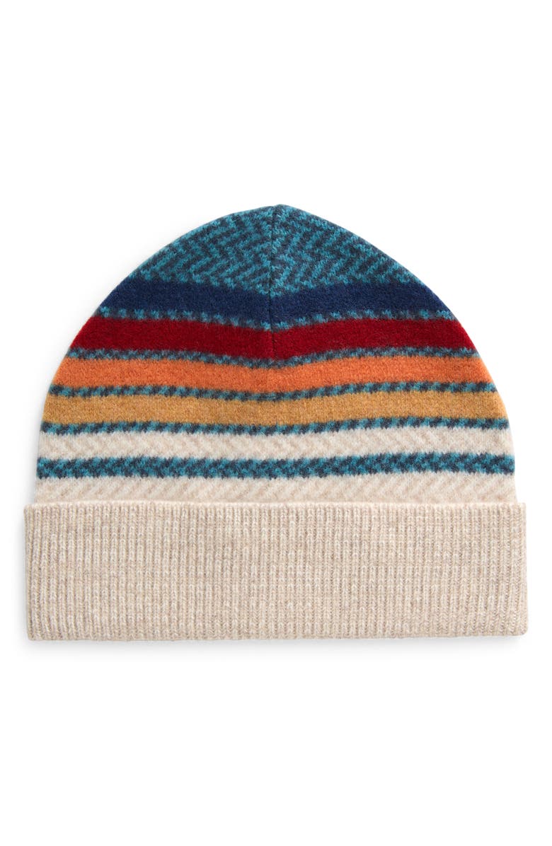 Faherty Coastal Sun Ombré Wool Beanie, Main, color,