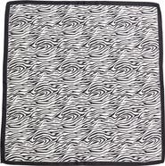 Petit Moments Zebra Print Square Scarf