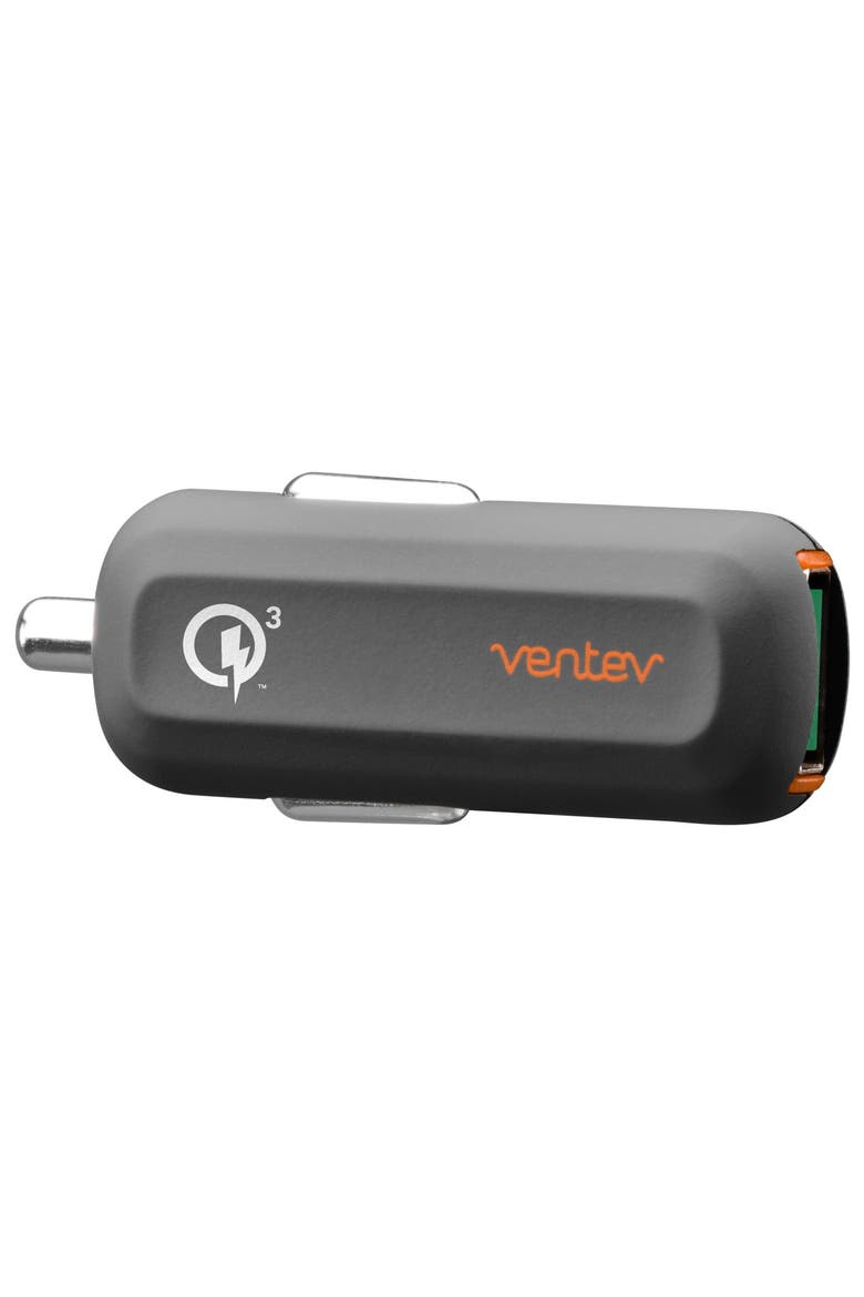 24W ULTRAFAST USB-A Universal Mini Car Charger, Main, color, Gray