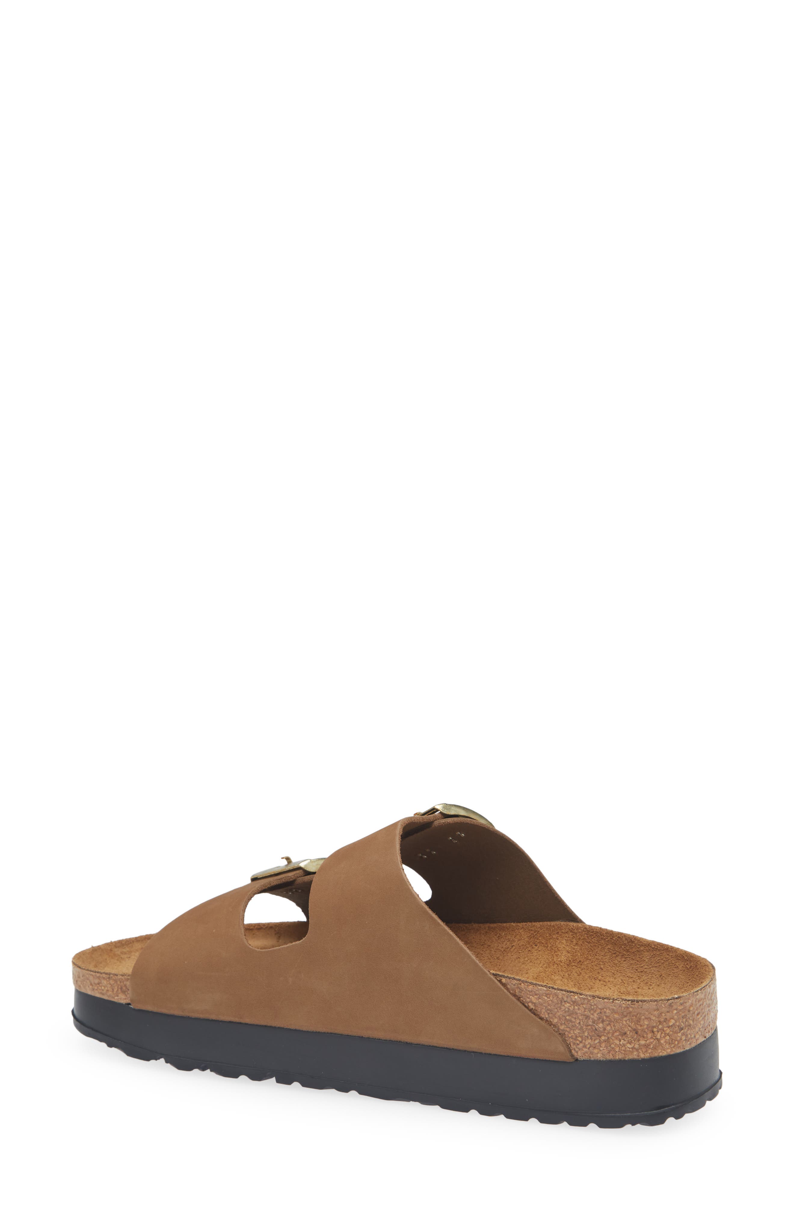 Papillio by Birkenstock Arizona Flex Platform Sandal, Alternate, color, DARK TEA BROWN