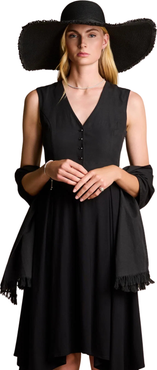 Coolibar Monroe 2.0 Midi Dress with Front Button, UPF 50+ Sun Protection