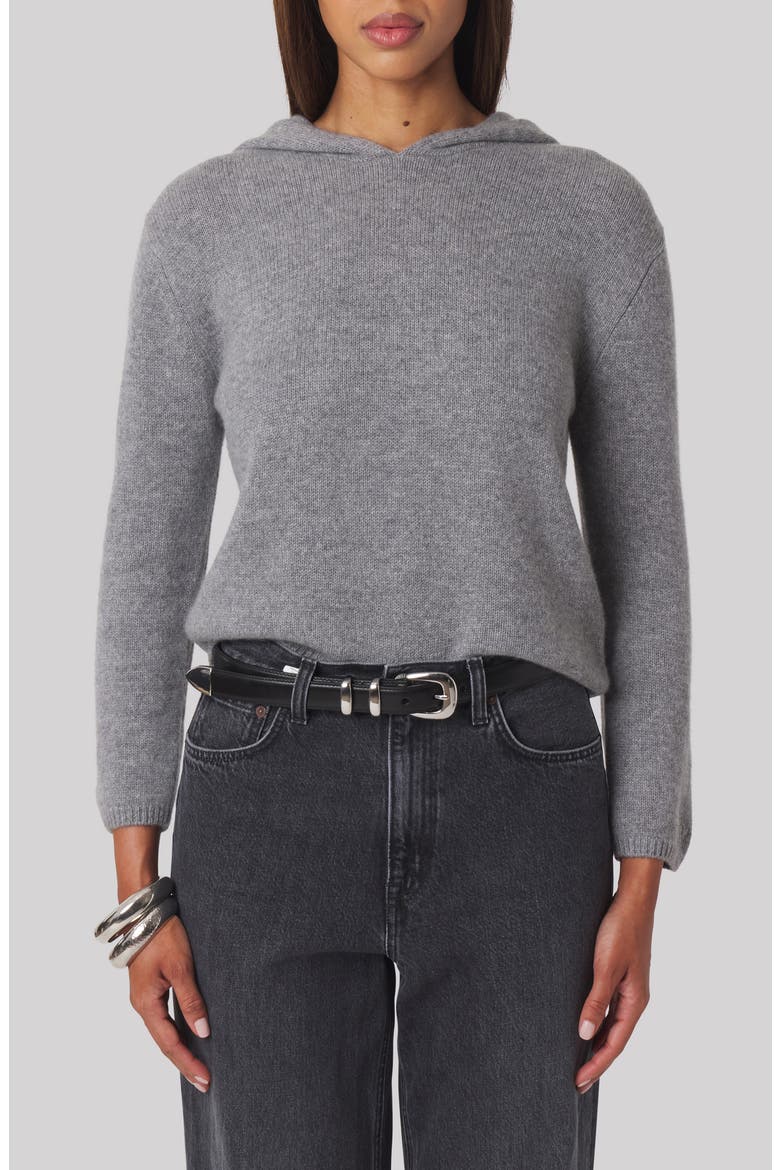 Marnie Cashmere Hoodie, Main, color, GREY