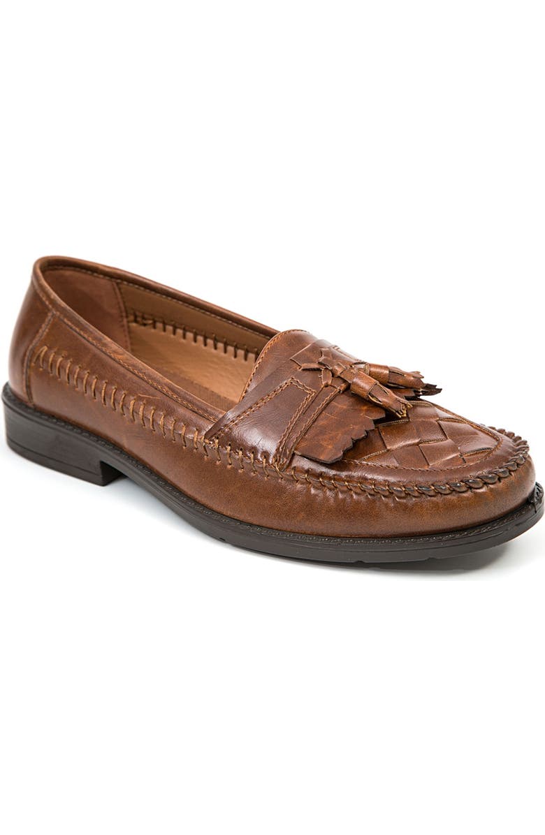 Deer Stags Herman Loafer - Wide Width Available, Main, color, Cognac