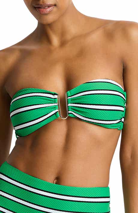 Sea Level Voyage U-Bar Bandeau Bikini Top