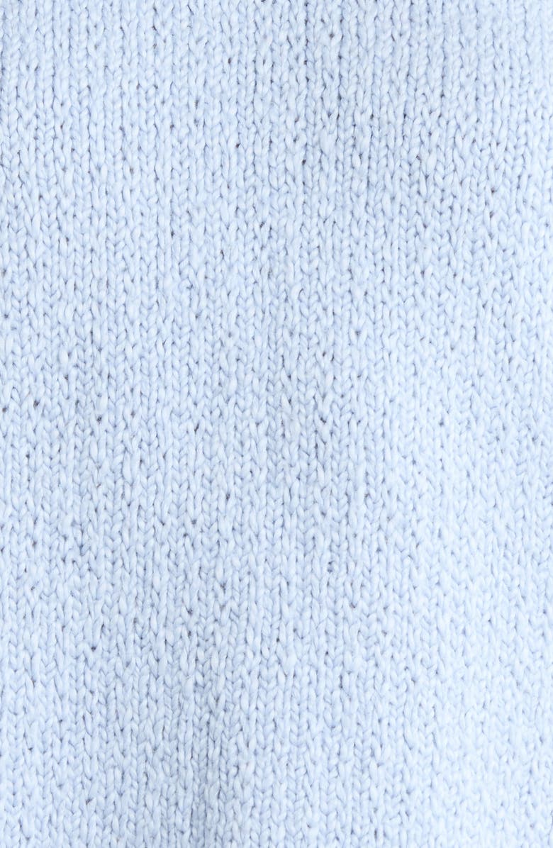 Lunya Cloud Cotton Short Sleeve Sweater, Alternate, color, Whisper Blue